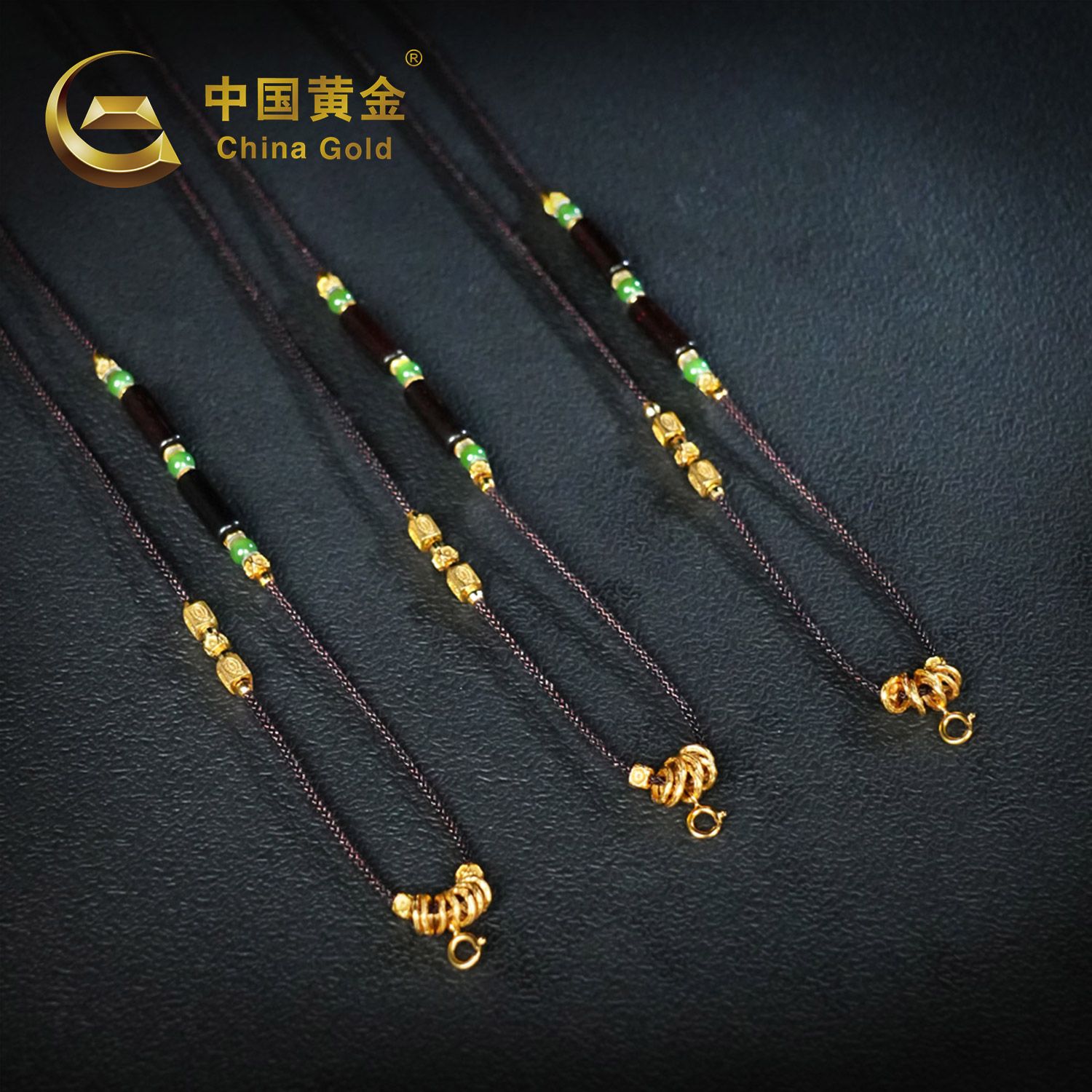 Russian Green Nephrite Jade Necklace — Russian jade