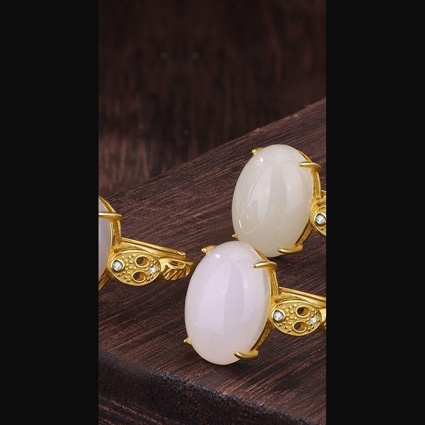 Qinghai White Nephrite Jade Ring — nephrite jade, SKU Z99